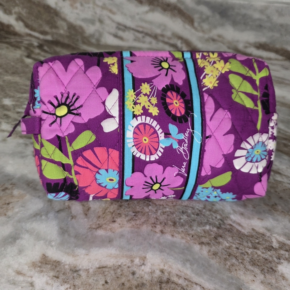 Vera Bradley Flutterby Cosmetic Bag Retired Pattern NWOT